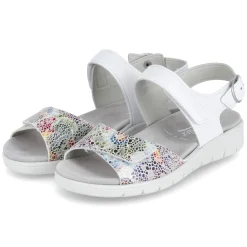 Clearance Sandalen FLOWER-SAMT/SOFT-N. - Damen Sommerschuhe|Sandalen