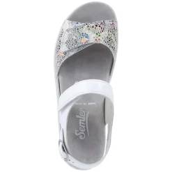 Clearance Sandalen FLOWER-SAMT/SOFT-N. - Damen Sommerschuhe|Sandalen